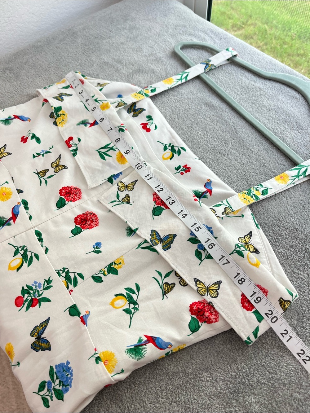 Ann Taylor NWT Buttefly Floral Print Midi‎ Dress size 14 - Picture 6 of 12